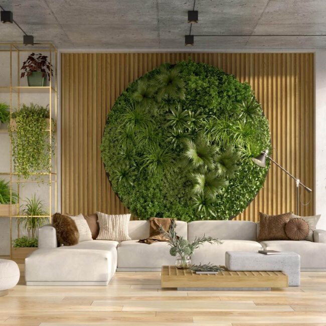 A finished living space